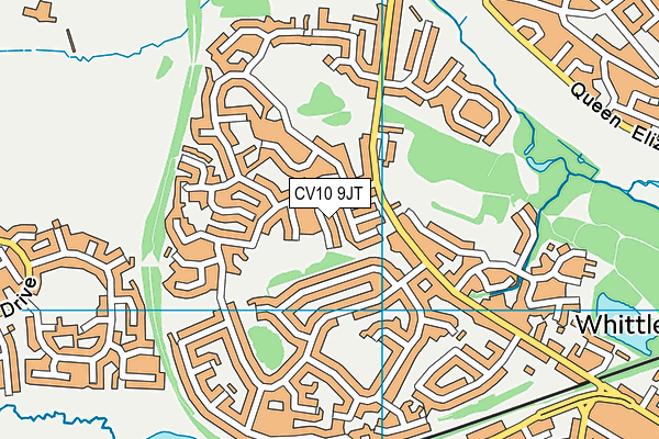 CV10 9JT map - OS VectorMap District (Ordnance Survey) CV10 9JT map - OS VectorMap District (Ordnance Survey)