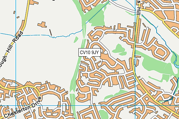 CV10 9JY map - OS VectorMap District (Ordnance Survey) CV10 9JY map - OS VectorMap District (Ordnance Survey)