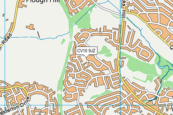 CV10 9JZ map - OS VectorMap District (Ordnance Survey) CV10 9JZ map - OS VectorMap District (Ordnance Survey)