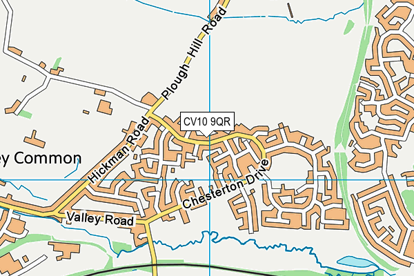CV10 9QR map - OS VectorMap District (Ordnance Survey) CV10 9QR map - OS VectorMap District (Ordnance Survey)