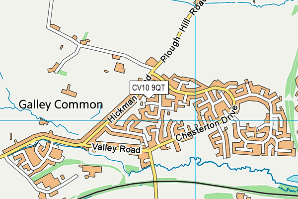 CV10 9QT map - OS VectorMap District (Ordnance Survey) CV10 9QT map - OS VectorMap District (Ordnance Survey)
