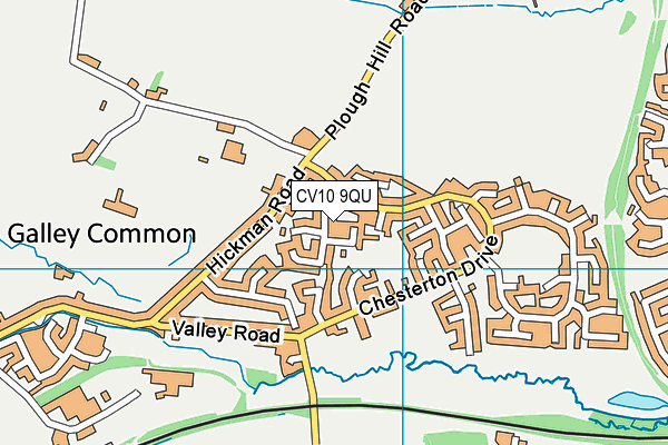 CV10 9QU map - OS VectorMap District (Ordnance Survey) CV10 9QU map - OS VectorMap District (Ordnance Survey)
