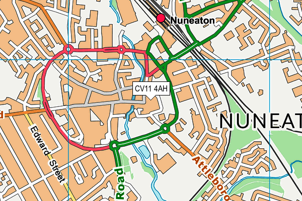 CV11 4AH map - OS VectorMap District (Ordnance Survey) CV11 4AH map - OS VectorMap District (Ordnance Survey)