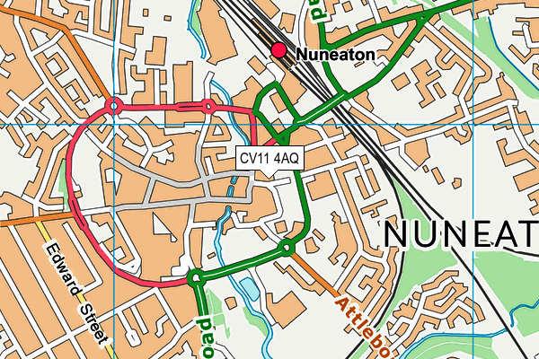 CV11 4AQ map - OS VectorMap District (Ordnance Survey) CV11 4AQ map - OS VectorMap District (Ordnance Survey)