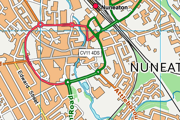 CV11 4DS map - OS VectorMap District (Ordnance Survey) CV11 4DS map - OS VectorMap District (Ordnance Survey)
