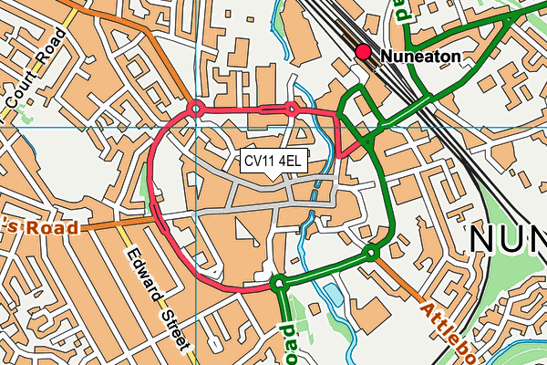 CV11 4EL map - OS VectorMap District (Ordnance Survey) CV11 4EL map - OS VectorMap District (Ordnance Survey)
