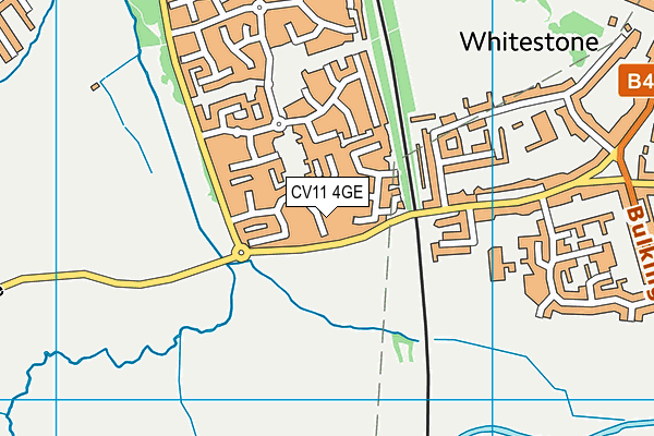 CV11 4GE map - OS VectorMap District (Ordnance Survey) CV11 4GE map - OS VectorMap District (Ordnance Survey)