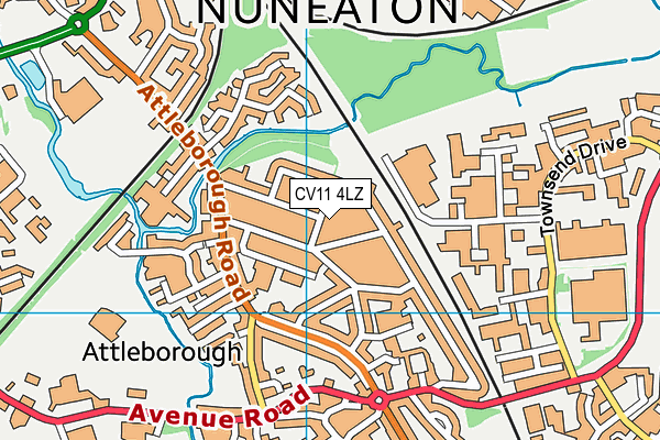 CV11 4LZ map - OS VectorMap District (Ordnance Survey) CV11 4LZ map - OS VectorMap District (Ordnance Survey)