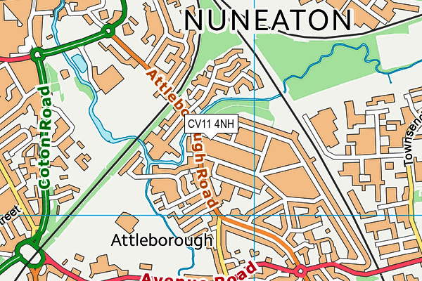 CV11 4NH map - OS VectorMap District (Ordnance Survey) CV11 4NH map - OS VectorMap District (Ordnance Survey)
