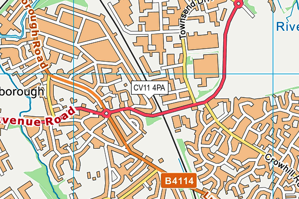 CV11 4PA map - OS VectorMap District (Ordnance Survey) CV11 4PA map - OS VectorMap District (Ordnance Survey)