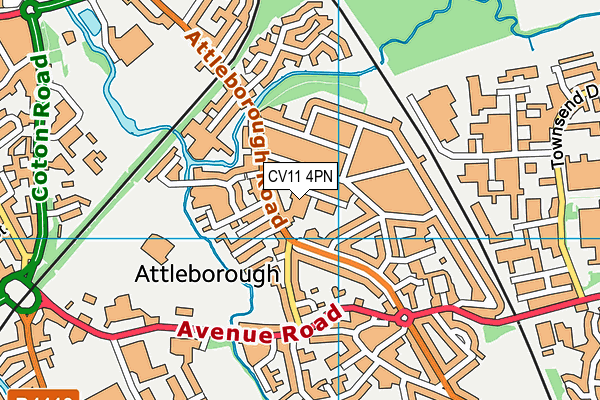 CV11 4PN map - OS VectorMap District (Ordnance Survey) CV11 4PN map - OS VectorMap District (Ordnance Survey)