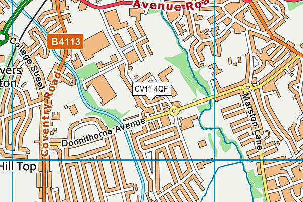 CV11 4QF map - OS VectorMap District (Ordnance Survey) CV11 4QF map - OS VectorMap District (Ordnance Survey)