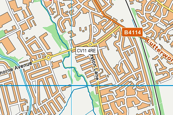 CV11 4RE map - OS VectorMap District (Ordnance Survey) CV11 4RE map - OS VectorMap District (Ordnance Survey)