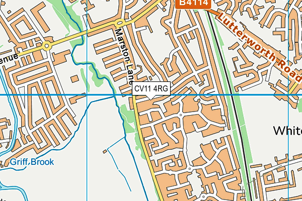 CV11 4RG map - OS VectorMap District (Ordnance Survey) CV11 4RG map - OS VectorMap District (Ordnance Survey)