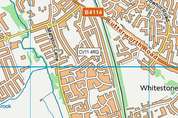 CV11 4RQ map - OS VectorMap District (Ordnance Survey) CV11 4RQ map - OS VectorMap District (Ordnance Survey)