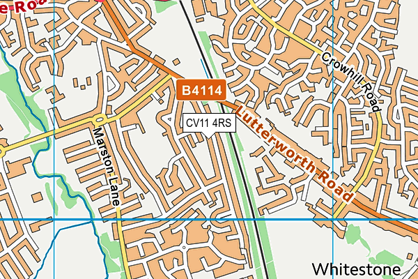 CV11 4RS map - OS VectorMap District (Ordnance Survey) CV11 4RS map - OS VectorMap District (Ordnance Survey)