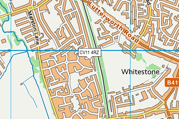 CV11 4RZ map - OS VectorMap District (Ordnance Survey) CV11 4RZ map - OS VectorMap District (Ordnance Survey)