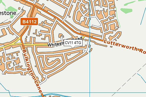 CV11 4TG map - OS VectorMap District (Ordnance Survey) CV11 4TG map - OS VectorMap District (Ordnance Survey)