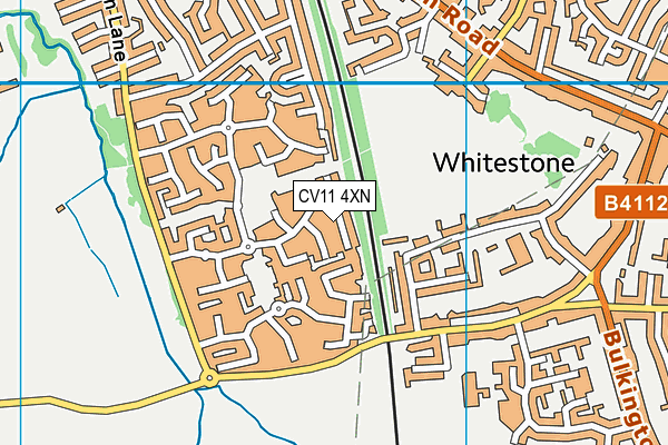 CV11 4XN map - OS VectorMap District (Ordnance Survey) CV11 4XN map - OS VectorMap District (Ordnance Survey)