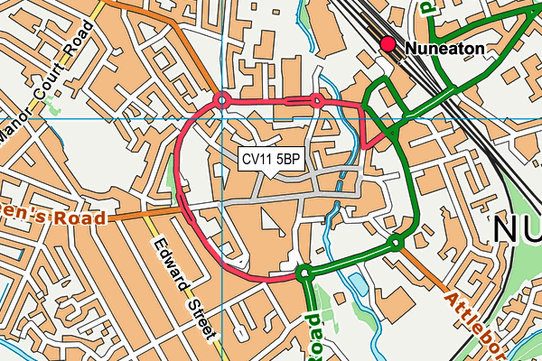CV11 5BP map - OS VectorMap District (Ordnance Survey) CV11 5BP map - OS VectorMap District (Ordnance Survey)