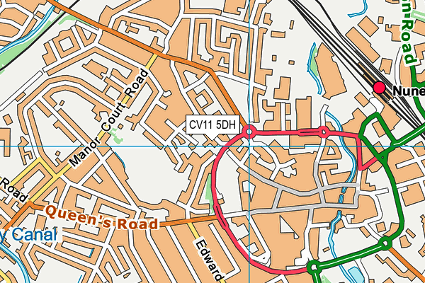 CV11 5DH map - OS VectorMap District (Ordnance Survey) CV11 5DH map - OS VectorMap District (Ordnance Survey)
