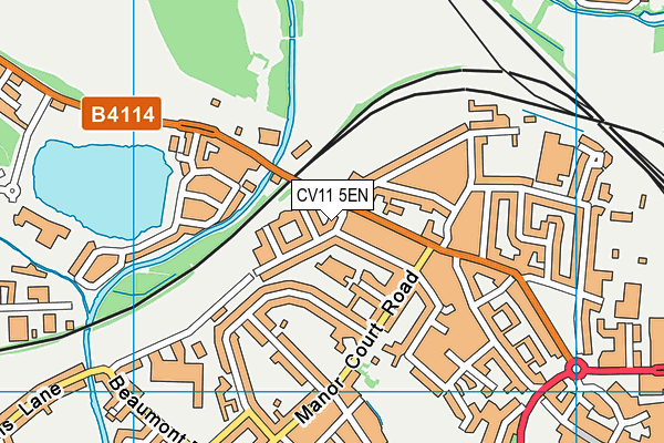 CV11 5EN map - OS VectorMap District (Ordnance Survey) CV11 5EN map - OS VectorMap District (Ordnance Survey)