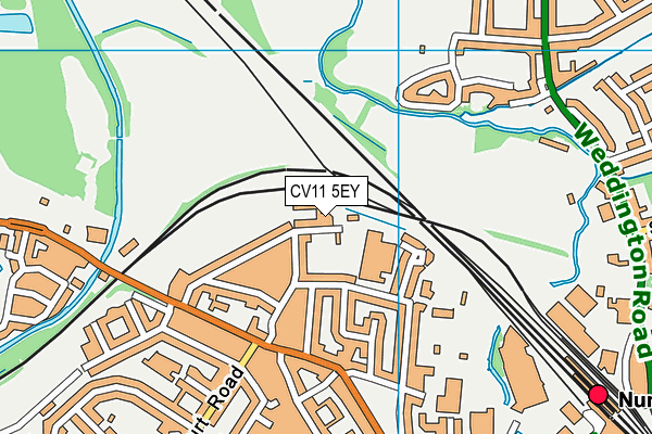 CV11 5EY map - OS VectorMap District (Ordnance Survey) CV11 5EY map - OS VectorMap District (Ordnance Survey)
