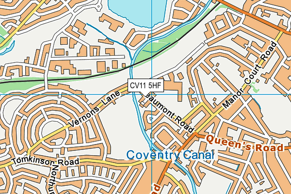 CV11 5HF map - OS VectorMap District (Ordnance Survey) CV11 5HF map - OS VectorMap District (Ordnance Survey)