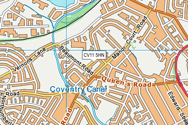 CV11 5HN map - OS VectorMap District (Ordnance Survey) CV11 5HN map - OS VectorMap District (Ordnance Survey)