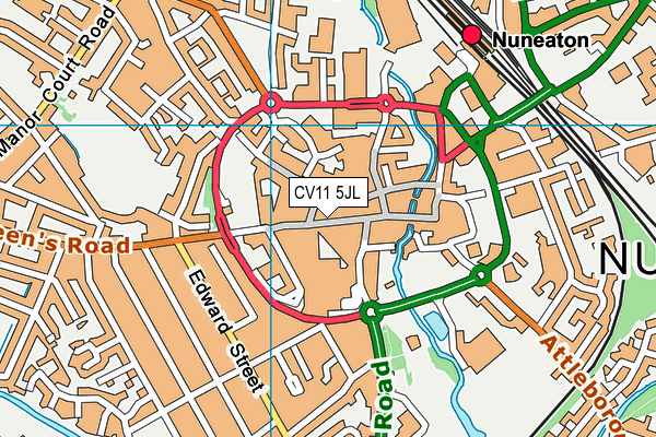 CV11 5JL map - OS VectorMap District (Ordnance Survey) CV11 5JL map - OS VectorMap District (Ordnance Survey)