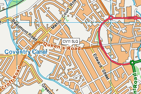 CV11 5LQ map - OS VectorMap District (Ordnance Survey) CV11 5LQ map - OS VectorMap District (Ordnance Survey)