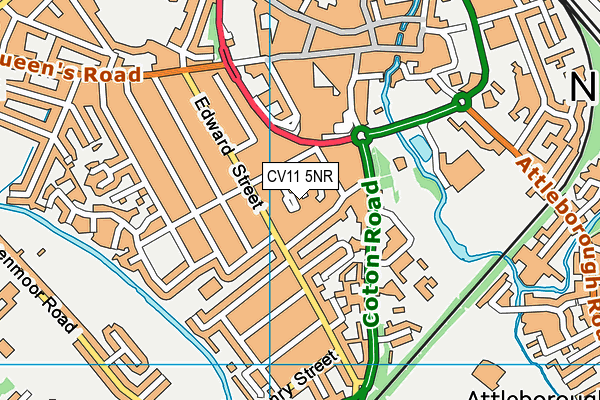 CV11 5NR map - OS VectorMap District (Ordnance Survey) CV11 5NR map - OS VectorMap District (Ordnance Survey)