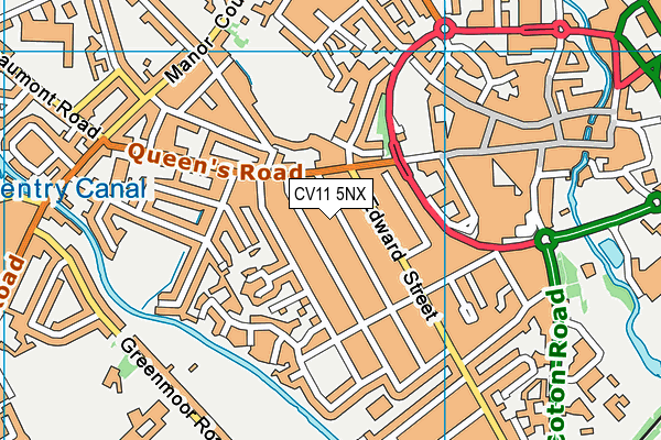 CV11 5NX map - OS VectorMap District (Ordnance Survey) CV11 5NX map - OS VectorMap District (Ordnance Survey)