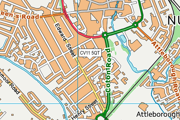 CV11 5QT map - OS VectorMap District (Ordnance Survey) CV11 5QT map - OS VectorMap District (Ordnance Survey)