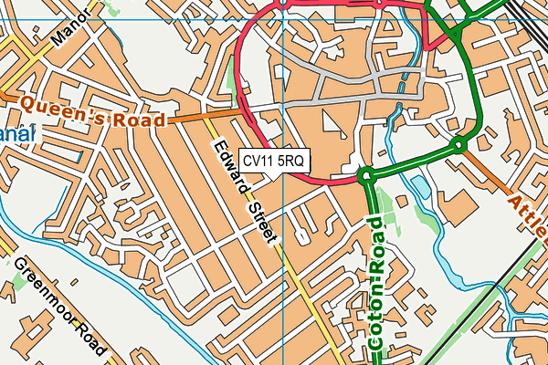 CV11 5RQ map - OS VectorMap District (Ordnance Survey) CV11 5RQ map - OS VectorMap District (Ordnance Survey)
