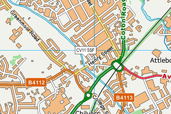 CV11 5SF map - OS VectorMap District (Ordnance Survey) CV11 5SF map - OS VectorMap District (Ordnance Survey)