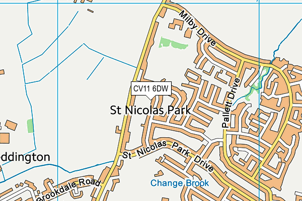 CV11 6DW map - OS VectorMap District (Ordnance Survey) CV11 6DW map - OS VectorMap District (Ordnance Survey)