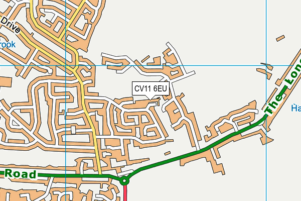 CV11 6EU map - OS VectorMap District (Ordnance Survey) CV11 6EU map - OS VectorMap District (Ordnance Survey)