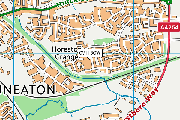 CV11 6GW map - OS VectorMap District (Ordnance Survey) CV11 6GW map - OS VectorMap District (Ordnance Survey)