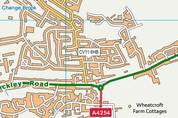 CV11 6HB map - OS VectorMap District (Ordnance Survey) CV11 6HB map - OS VectorMap District (Ordnance Survey)