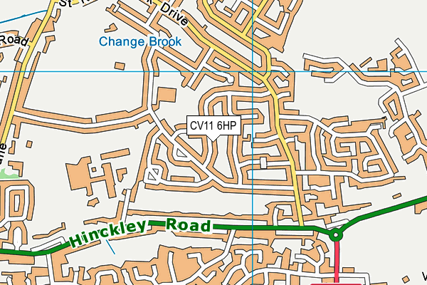 CV11 6HP map - OS VectorMap District (Ordnance Survey) CV11 6HP map - OS VectorMap District (Ordnance Survey)