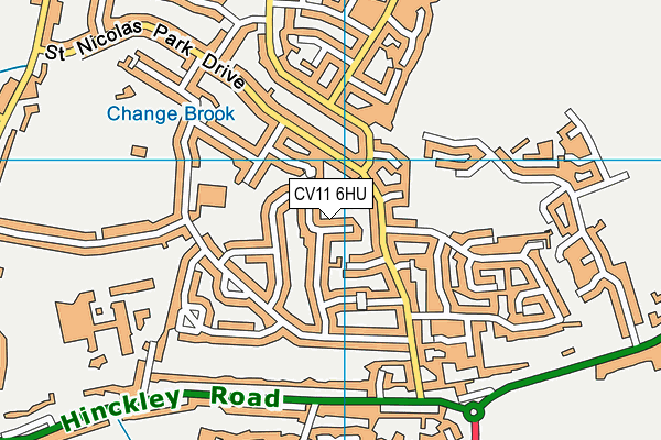 CV11 6HU map - OS VectorMap District (Ordnance Survey) CV11 6HU map - OS VectorMap District (Ordnance Survey)