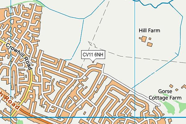 CV11 6NH map - OS VectorMap District (Ordnance Survey) CV11 6NH map - OS VectorMap District (Ordnance Survey)
