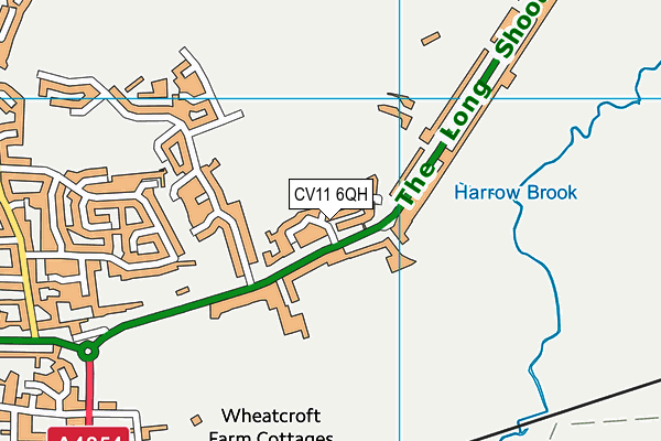 CV11 6QH map - OS VectorMap District (Ordnance Survey) CV11 6QH map - OS VectorMap District (Ordnance Survey)