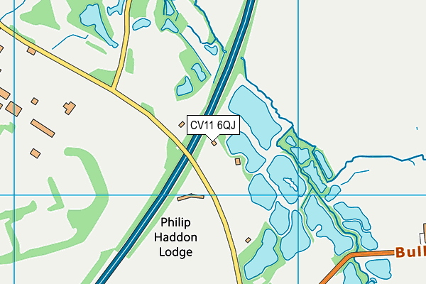CV11 6QJ map - OS VectorMap District (Ordnance Survey) CV11 6QJ map - OS VectorMap District (Ordnance Survey)