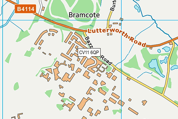 CV11 6QP map - OS VectorMap District (Ordnance Survey) CV11 6QP map - OS VectorMap District (Ordnance Survey)