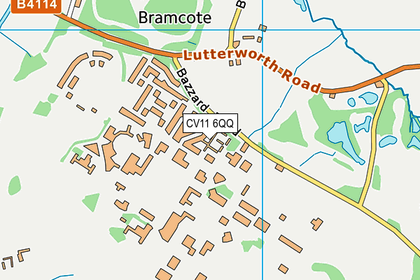 CV11 6QQ map - OS VectorMap District (Ordnance Survey) CV11 6QQ map - OS VectorMap District (Ordnance Survey)
