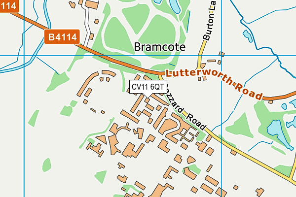 CV11 6QT map - OS VectorMap District (Ordnance Survey) CV11 6QT map - OS VectorMap District (Ordnance Survey)