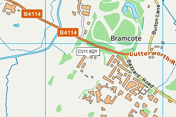 CV11 6QY map - OS VectorMap District (Ordnance Survey) CV11 6QY map - OS VectorMap District (Ordnance Survey)