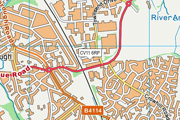 CV11 6RP map - OS VectorMap District (Ordnance Survey) CV11 6RP map - OS VectorMap District (Ordnance Survey)